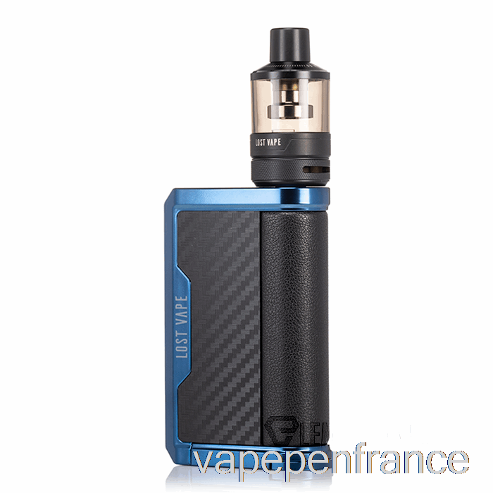 Kit De Démarrage Perdu Vape Centaurus Q200 [podtank] Stylo Vape En Fibre De Carbone Bleu Sierra